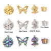 Picture of Eco-friendly Vacuum Plating 304 Stainless Steel Charms Multicolor Butterfly Animal Flower