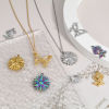 Picture of Eco-friendly Vacuum Plating 304 Stainless Steel Charms Multicolor Butterfly Animal Flower