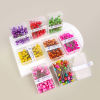 Bild von Plastik & Legierung Positionierungsnadel nähen Bunt 5.2cm lang, 1 Box