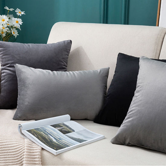 Velvet Pillow Cases Multicolor Square の画像