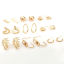 Brass Earring Accessories Real Gold Plated