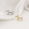 Picture of Brass Charms Real Gold Plated Balloon Dog 16mm x 13mm