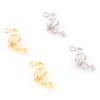 Picture of Brass Charms Real Gold Plated Flamingo 3D 15.5mm x 9mm