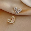 Bild von Stilvoll Brosche Herz Bunt Transparent Strass 1 Stück