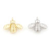 Picture of Brass Charms Multicolor Bee Animal 3D 13mm x 12mm