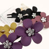 Image de Pince Griffe à Cheveux en Résine Élégant Multicolore Fleur 1 Pièce