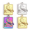 Picture of 304 Stainless Steel Charms Multicolor Half Moon Mushroom