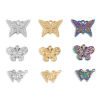 Picture of Eco-friendly Vacuum Plating 304 Stainless Steel Insect Charms Multicolor Butterfly Animal