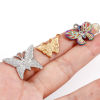 Picture of Eco-friendly Vacuum Plating 304 Stainless Steel Insect Charms Multicolor Butterfly Animal