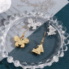 Picture of Eco-friendly Vacuum Plating 304 Stainless Steel Insect Charms Multicolor Butterfly Animal
