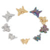 Picture of Eco-friendly Vacuum Plating 304 Stainless Steel Insect Charms Multicolor Butterfly Animal