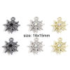 Picture of Zinc Based Alloy Halloween Charms Multicolor Halloween Cobweb 16mm x 15mm