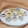 Picture of Resin Geometry Series Charms Heart Multicolor