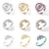 Imagen de 304 Acero Inoxidable Abierto Anillos Multicolor 1 Unidad