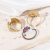 Imagen de 304 Acero Inoxidable Abierto Anillos Multicolor 1 Unidad