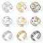 Picture of 304 Stainless Steel Open Rings Multicolor