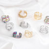 Imagen de 304 Acero Inoxidable Abierto Anillos Multicolor 1 Unidad