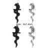 Immagine di Lega di Zinco Ciondoli Multicolore Spada Serpente 4cm x 1.4cm, 10 Pz