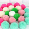 Picture of Polyester DIY Handmade Craft Materials Accessories Multicolor Pom Pom Ball Imitation Rabbit Fur