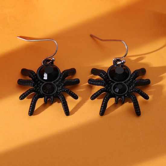 Picture of Gothic Earrings Silver Tone Halloween Ghost Halloween Pumpkin Man