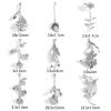 Imagen de Latón Colgantes Charms Flor Oro Real Chapado 3D 2 Unidades