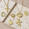 Immagine di Ottone Charms 18K Vero Oro Placcato 1 Pz