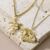 Immagine di Ottone Charms 18K Vero Oro Placcato 1 Pz