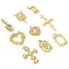 Immagine di Ottone Charms 18K Vero Oro Placcato 1 Pz