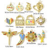 Bild von Messing Charms 18K Echtgold plattiert 1 Stück