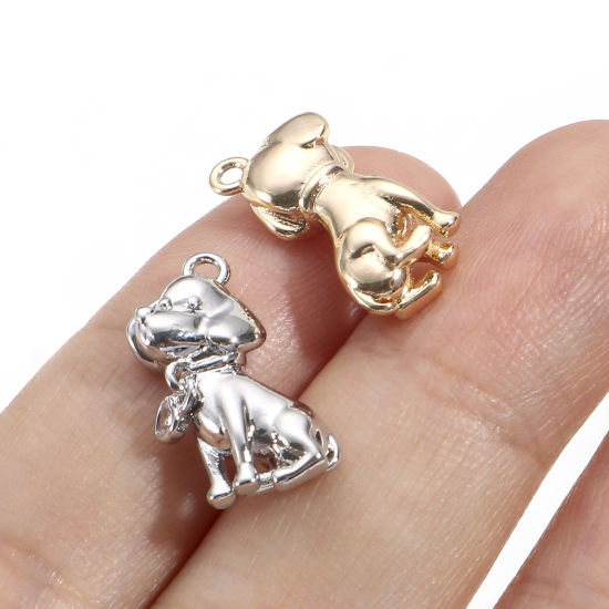 Imagen de Latón Colgantes Charms Oro Real Chapado 1 Unidad