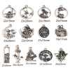 Picture of Zinc Based Alloy Charms Antique Silver Color Mushroom
