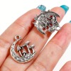 Picture of Zinc Based Alloy Charms Antique Silver Color Mushroom