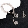 Picture of Zinc Based Alloy Charms Antique Silver Color Mushroom