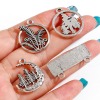 Bild von Zinklegierung Charms Antiksilber Wald 10 Stück