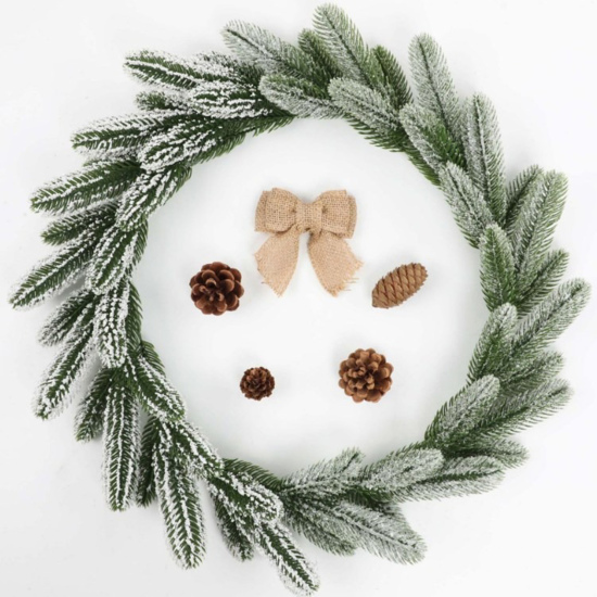 Artificial Flower Pine Needles Green の画像