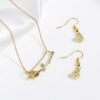 Picture of Brass Charms 18K Real Gold Plated Flower Leaves Sun