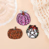 Imagen de Acrílico Halloween Colgantes Calabaza Multicolor Doble Cara 5 Unidades