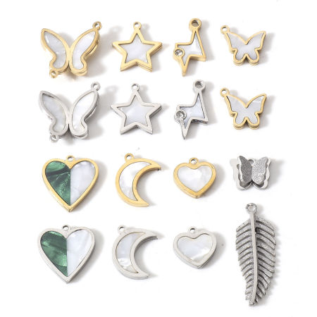 304 Stainless Steel Charms