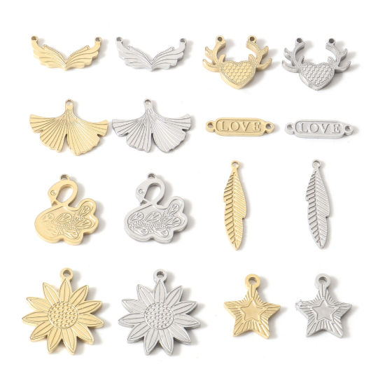 Immagine di 304 Acciaio Inossidabile Charms 1 Pz