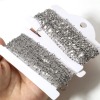 Picture of 304 Stainless Steel Link Chain For Handmade DIY Jewelry Making Findings Silver Tone 1 Roll (Approx 5 M/Roll)