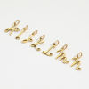 Picture of 304 Stainless Steel Charms Heart With Jump Ring 10mm Dia.