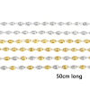 Picture of 304 Stainless Steel Religious Pig Nose Chain Prayer Beads Rosary Necklace Cross Virgin Mary 50cm(19 5/8") long