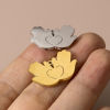 Imagen de 304 Acero Inoxidable Colgantes Charms 5 Unidades