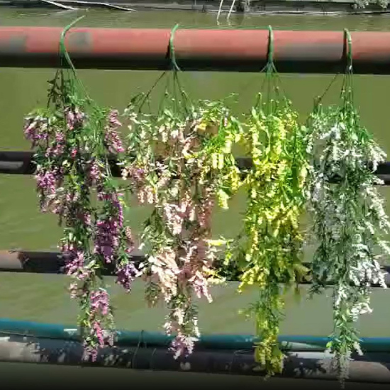 Artificial Flower Violet Flower Multicolor の画像
