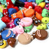 Picture of Acrylic Beads For DIY Jewelry Making At Random Mixed Color Halloween Ghost Eye 3D