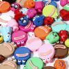 Picture of Acrylic Beads For DIY Jewelry Making At Random Mixed Color Halloween Ghost Eye 3D