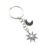 Picture of Pastoral Style Keychain & Keyring Antique Silver Color Pineapple/ Ananas Fruit Grape