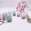 Picture of Acrylic Keychain & Keyring Silver Tone Multicolor Milk Bottle Cup Mini Simulation