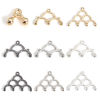 Picture of Brass Chandelier Connectors Arched Real Gold Plated