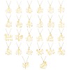 Picture of 304 Stainless Steel Link Cable Chain Necklace Gold Plated Christmas Hats Christmas Reindeer 40cm(15 6/8") long
